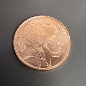 Buffalo 1 Ounce .999 Fine Copper Round